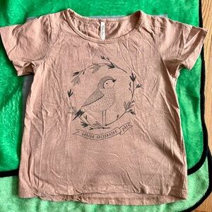 Rylee + Cru Ladida bird tee 6/7 GUC